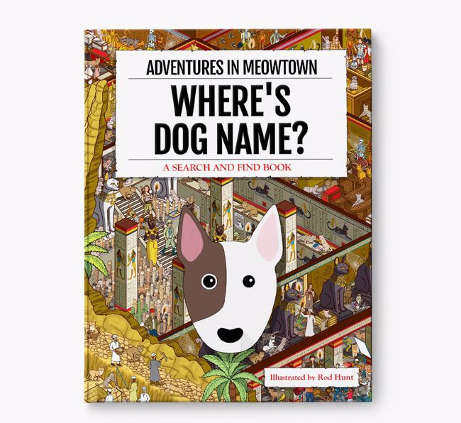 Personalised Bull Terrier Book: Where's Dog Name? Volume 2